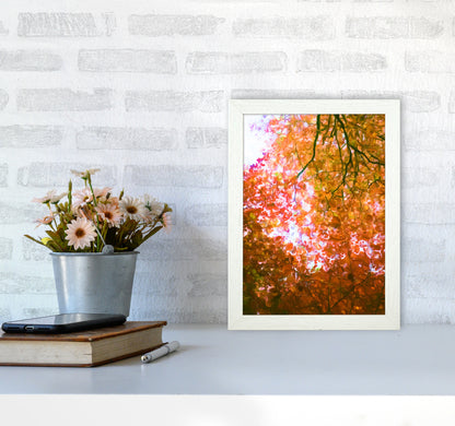 Autumn Leaves A4 Oak Frame