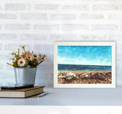 A day at the beach 2 A4 Oak Frame