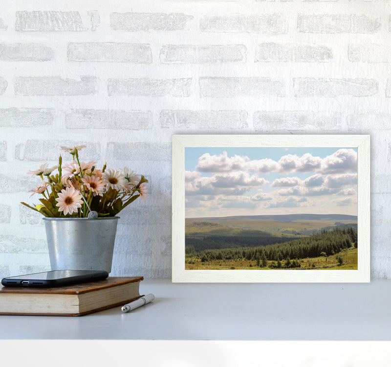 Dartmoor, 2021 Art Print by Proper Job Studio A4 Oak Frame