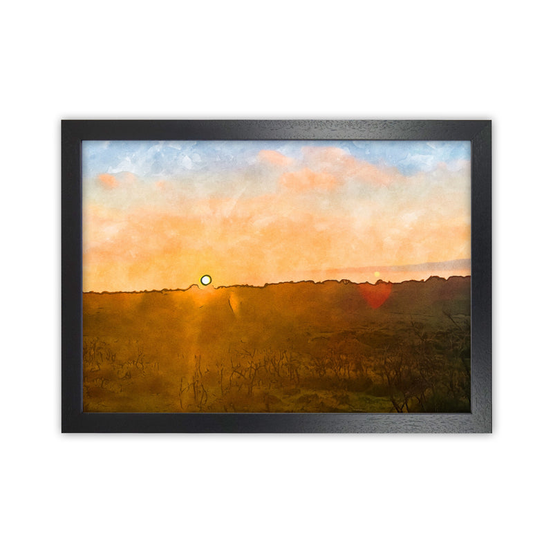 Sunset over Dartmoor Black Grain