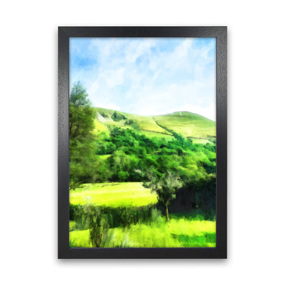Snowdonia by Day Art Print by Proper Job Studio Black Grain
