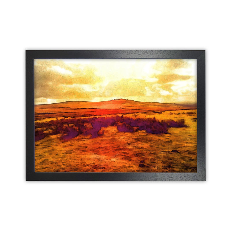Dartmoor 3 Art Print by Proper Job Studio Black Grain