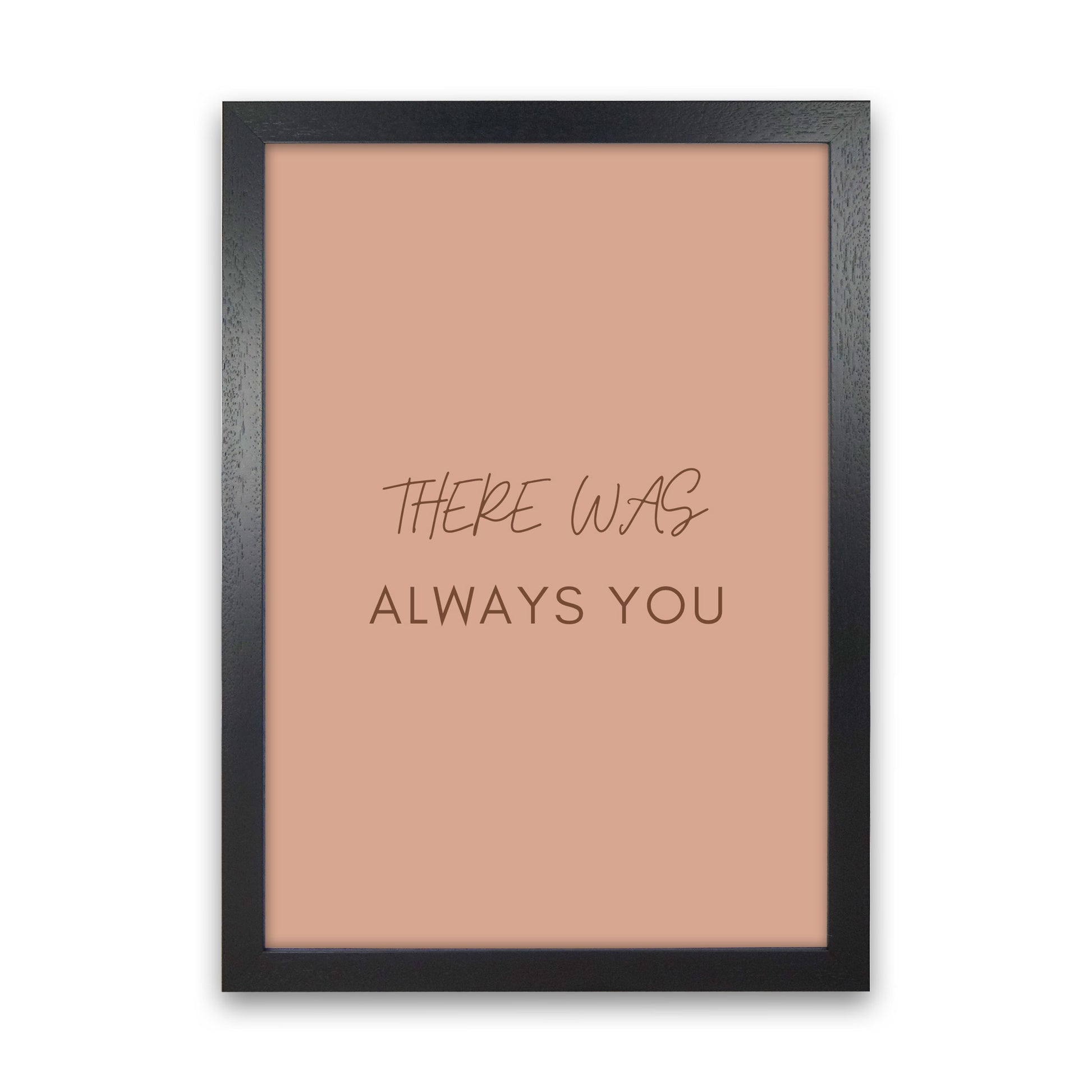 There was you Art Print by Proper Job Studio Black Grain