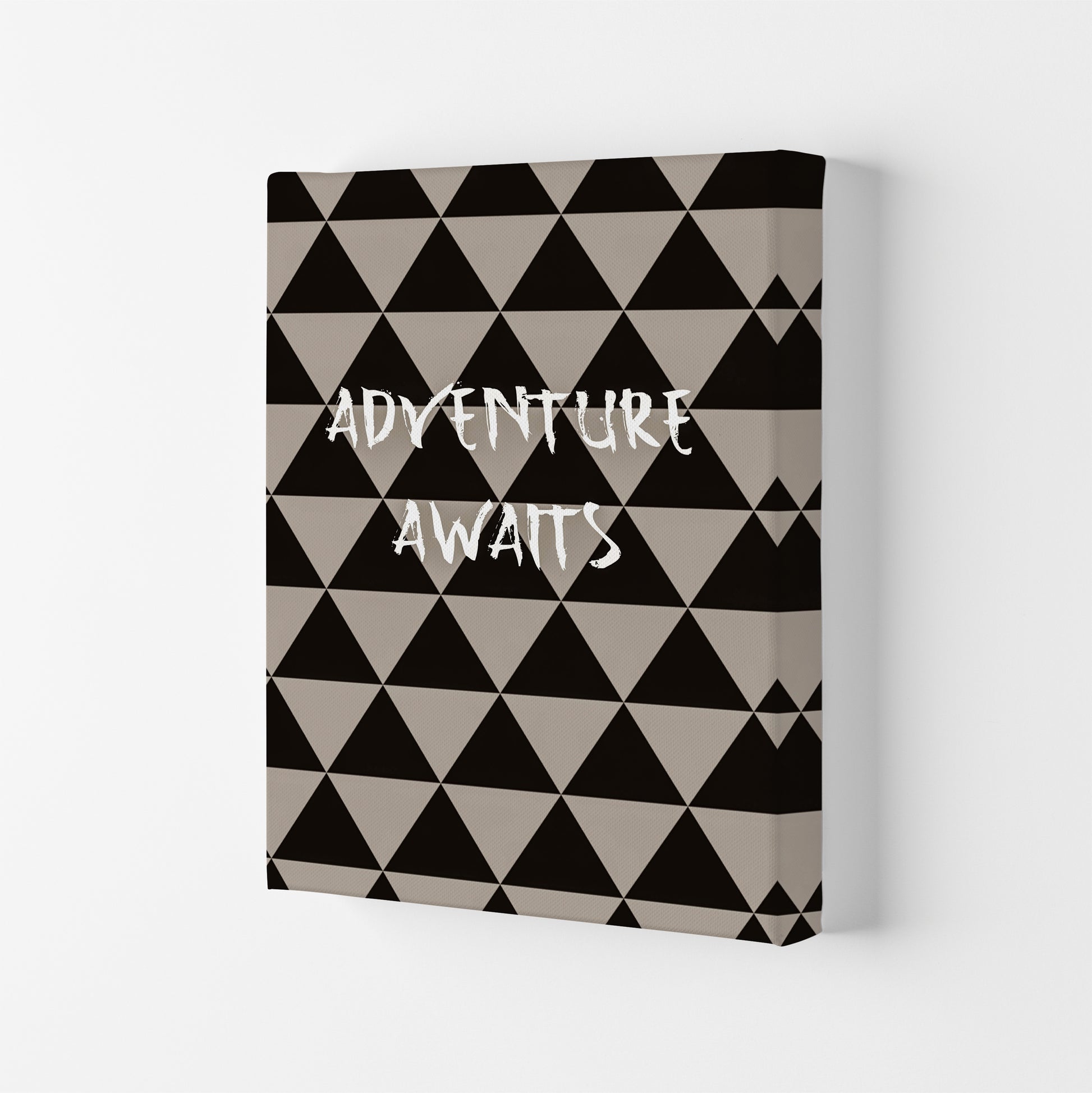 Adventure Quote Art Print by Proper Job Studio Canvas