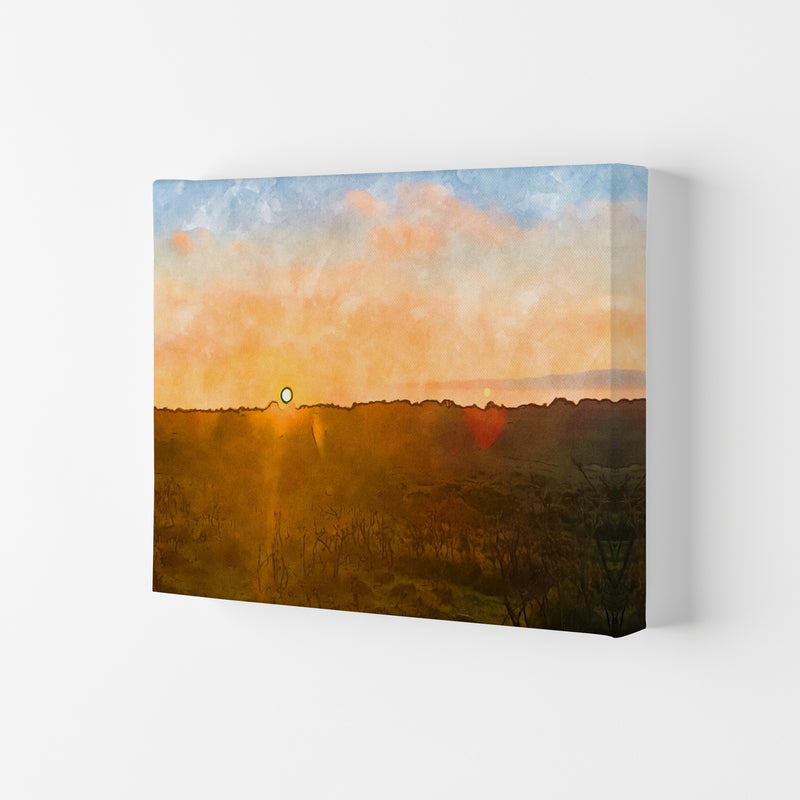 Sunset over Dartmoor Canvas