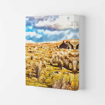 House on Dartmoor 2 Art Print by Proper Job Studio Canvas