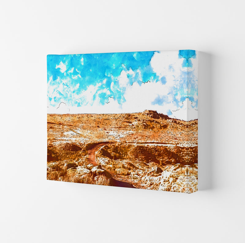 Dartmoor Tor Art Print by Proper Job Studio Canvas