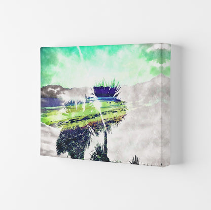 Hazy Sun Art Print by Proper Job Studio Canvas