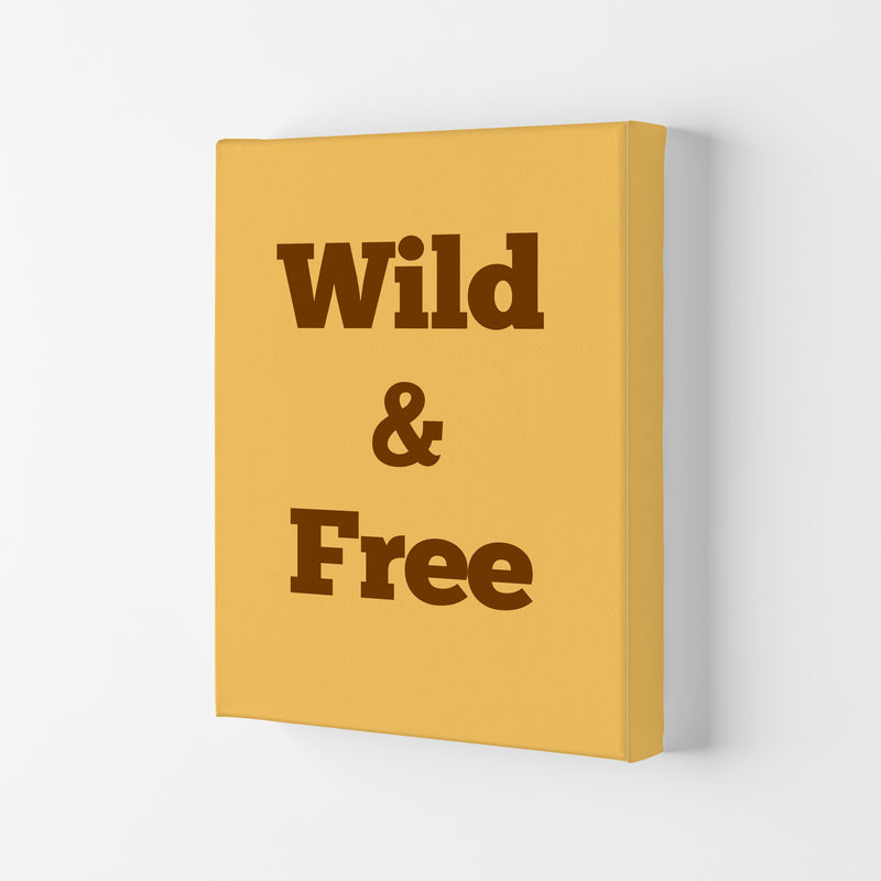 Wild & Free Art Print by Proper Job Studio Canvas