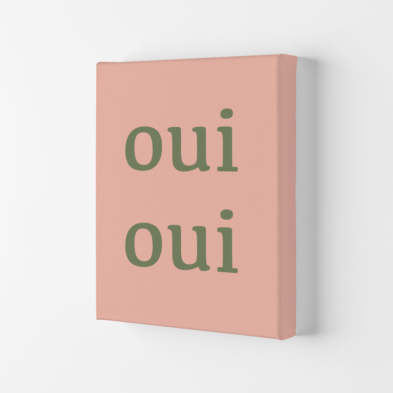 OUI OUI Art Print by Proper Job Studio Canvas