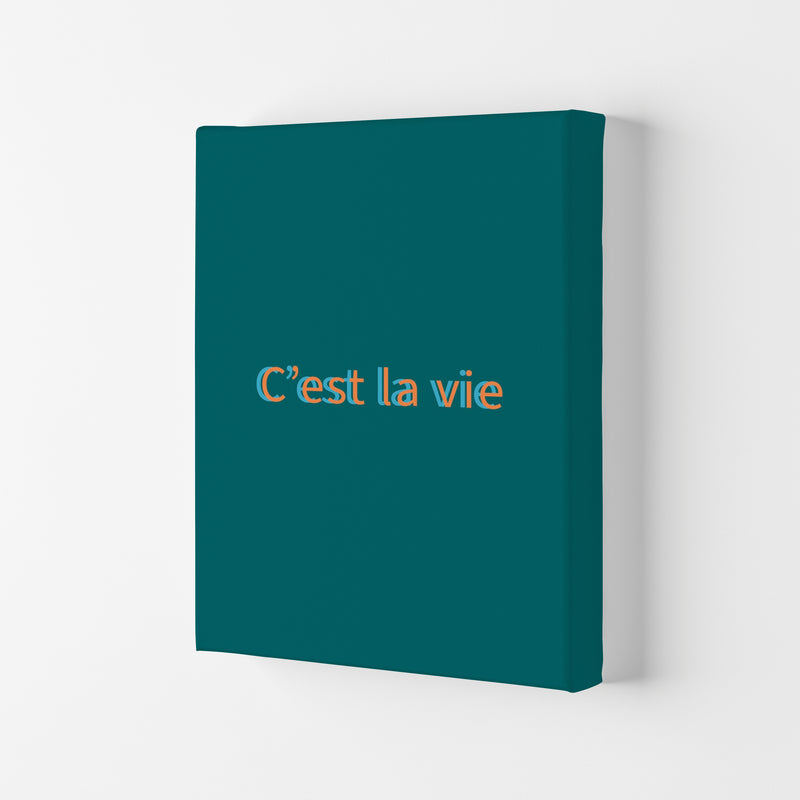 Cest la vie Art Print by Proper Job Studio Canvas