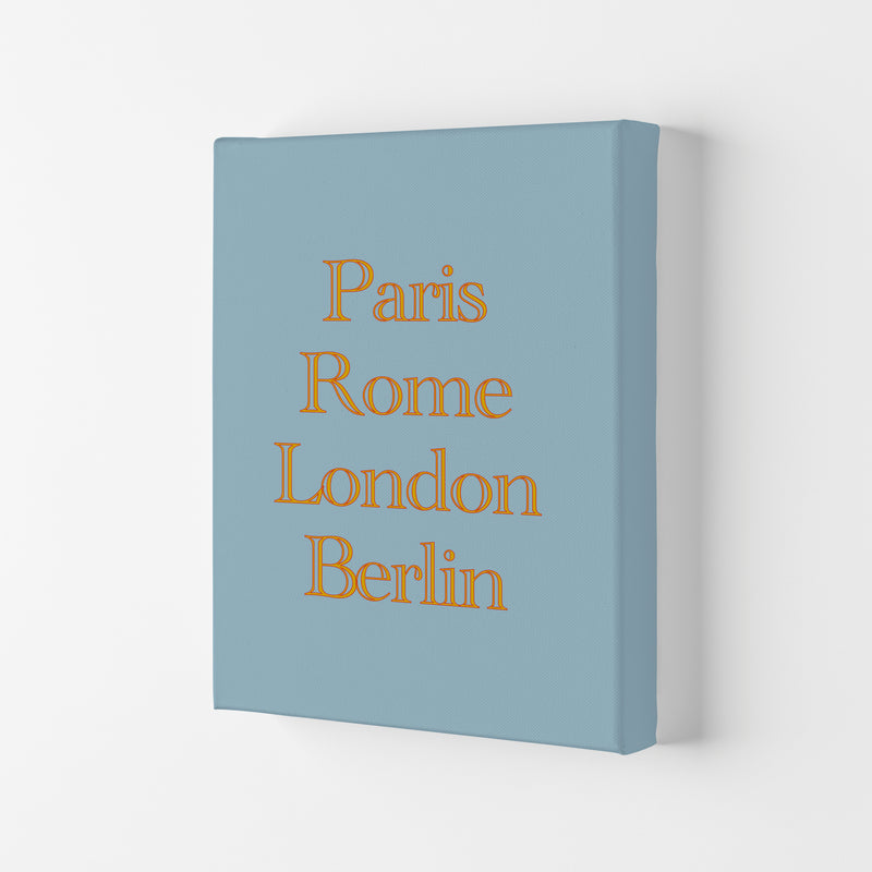 Cities (2) Art Print by Proper Job Studio Canvas