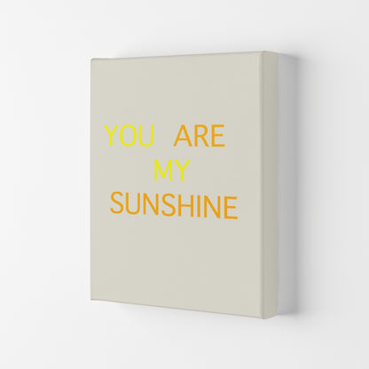 My Sunshine Art Print by Proper Job Studio Canvas