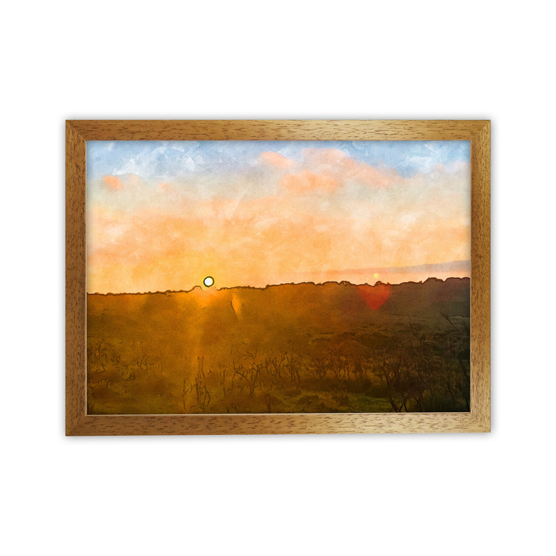 Sunset over Dartmoor Oak Grain