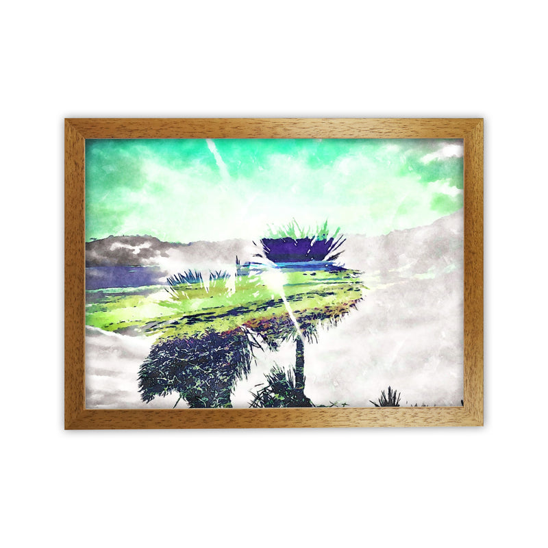 Hazy Sun Art Print by Proper Job Studio Oak Grain