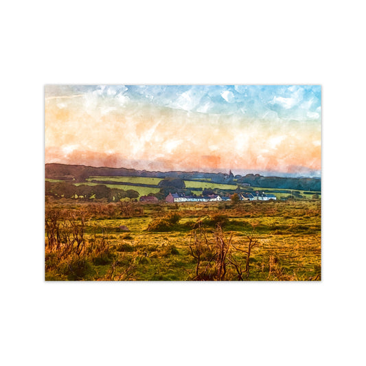 Looking over Dartmoor Print Only