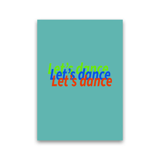 Let's Dance Art Print by Proper Job Studio Print Only