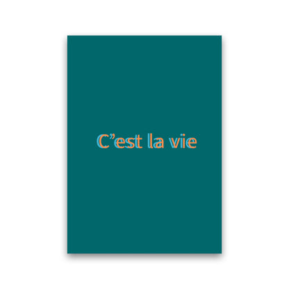 Cest la vie Art Print by Proper Job Studio Print Only