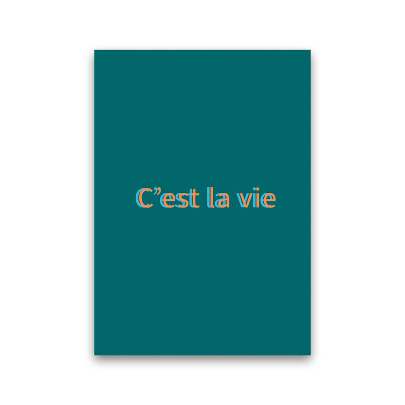 Cest la vie Art Print by Proper Job Studio Print Only