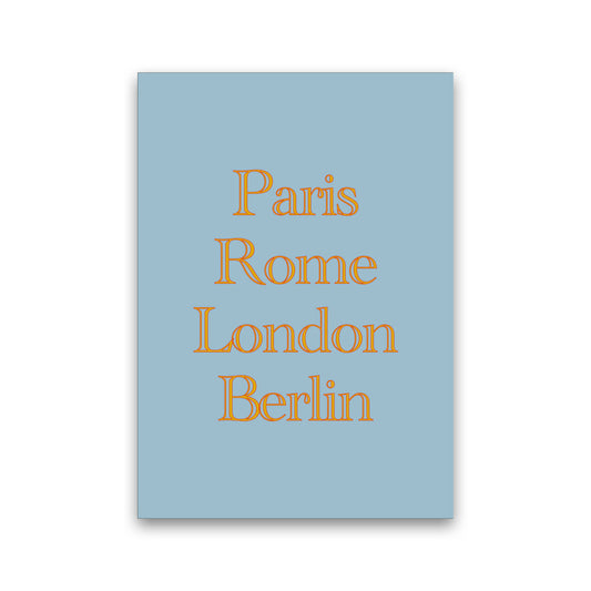 Cities (2) Art Print by Proper Job Studio Print Only