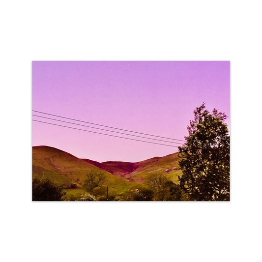 Sunset over Snowdonia Art Print by Proper Job Studio Print Only