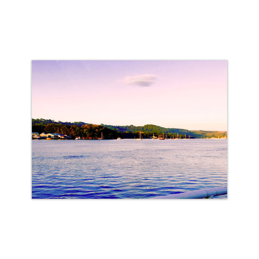 Calm ocean morning Art Print by Proper Job Studio Print Only