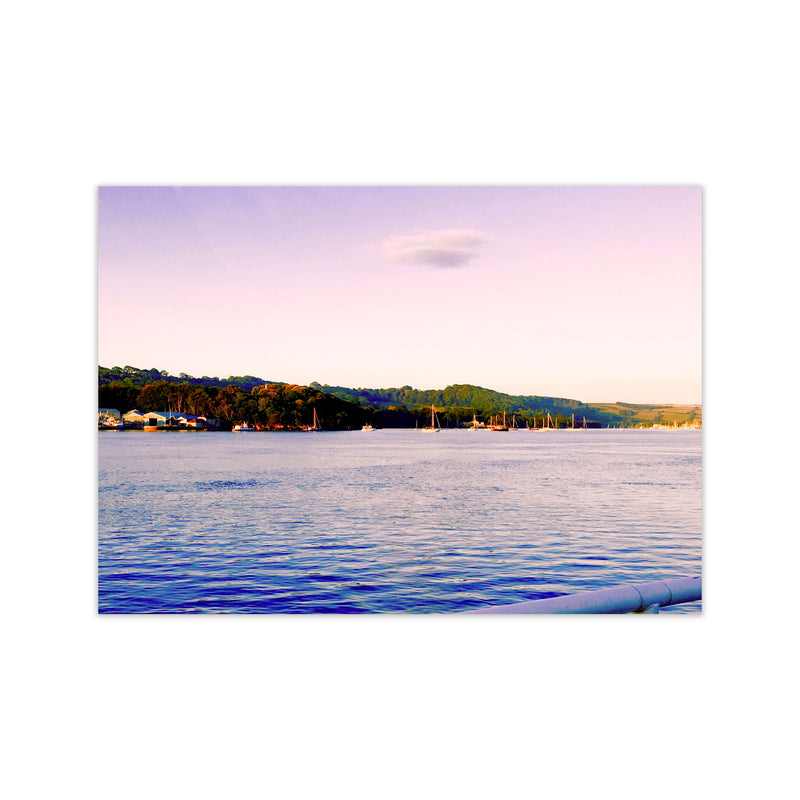Calm ocean morning Art Print by Proper Job Studio Print Only