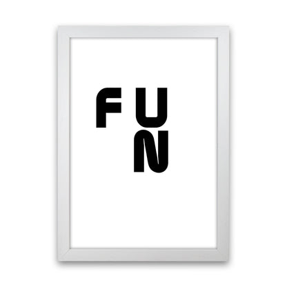 Fun Quote Art Print by Proper Job Studio White Grain