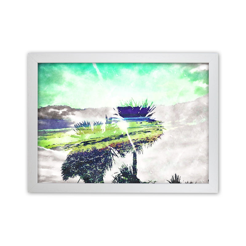 Hazy Sun Art Print by Proper Job Studio White Grain