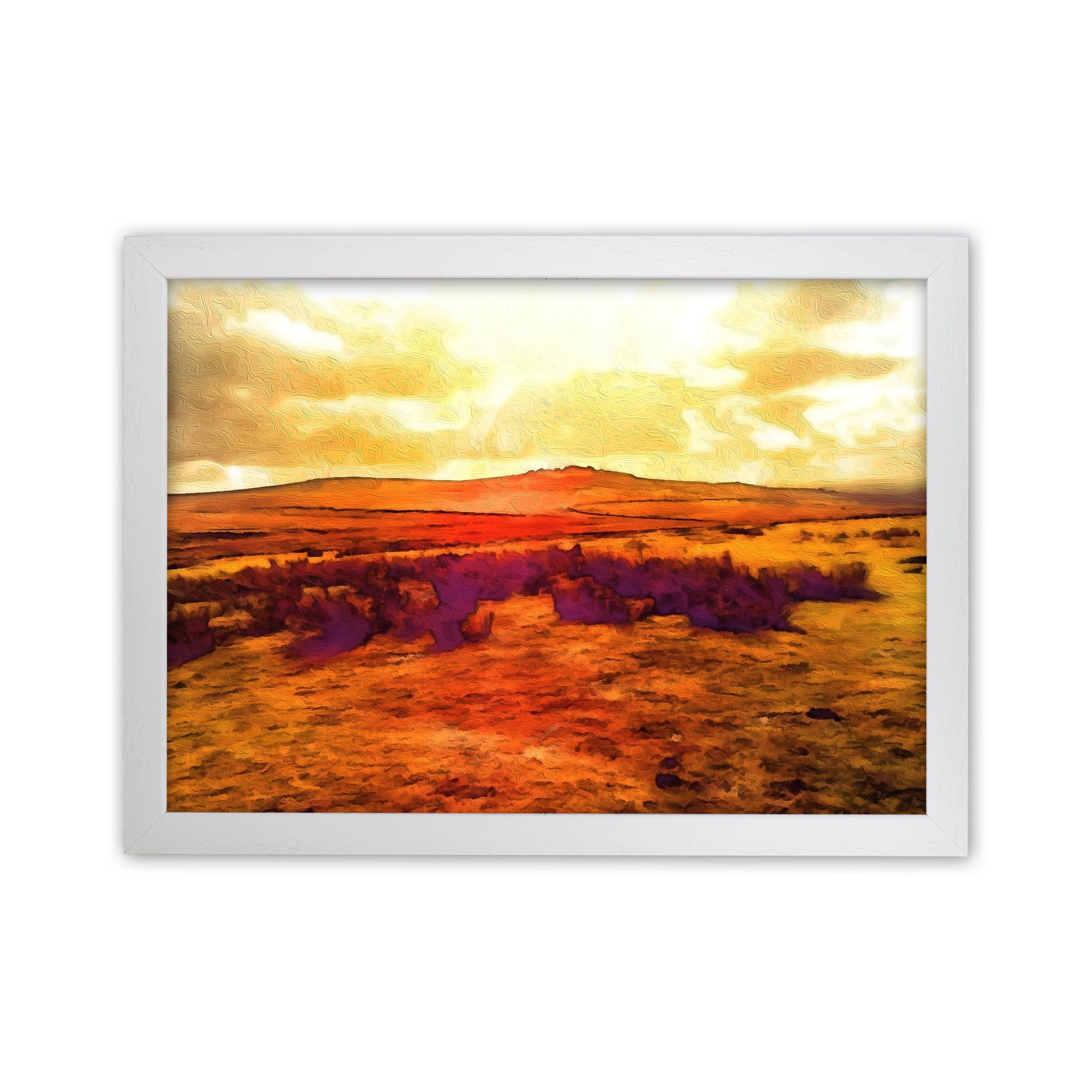 Dartmoor 3 Art Print by Proper Job Studio White Grain