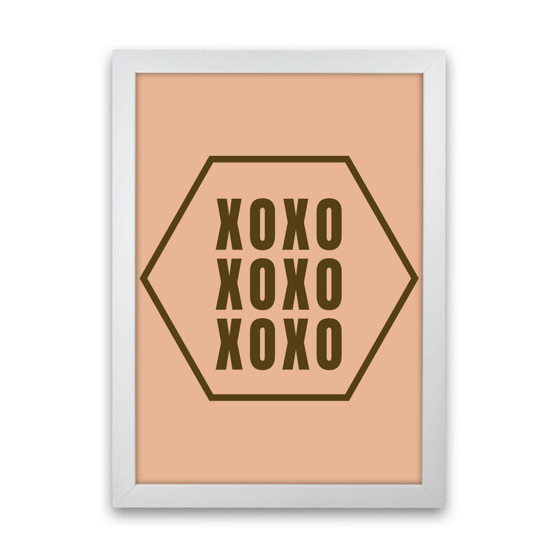 XOXO Art Print by Proper Job Studio White Grain