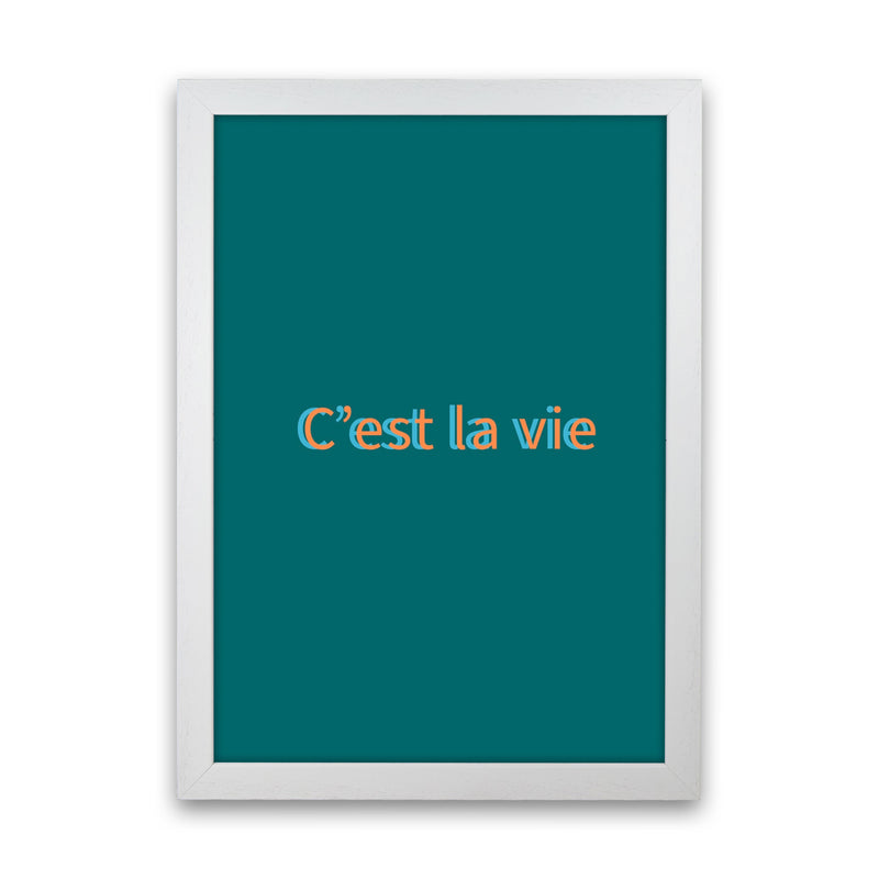 Cest la vie Art Print by Proper Job Studio White Grain