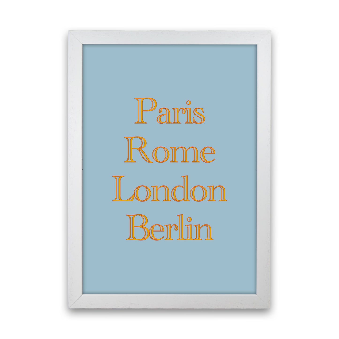 Cities (2) Art Print by Proper Job Studio White Grain