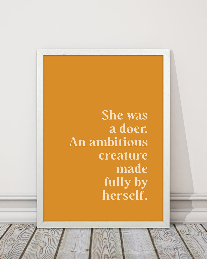she was a doer type beige on mustard 07
