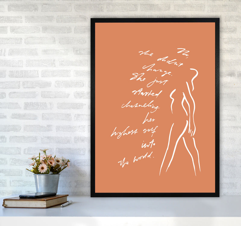 No She Didnt Change Sketch By Planeta444 A1 White Frame
