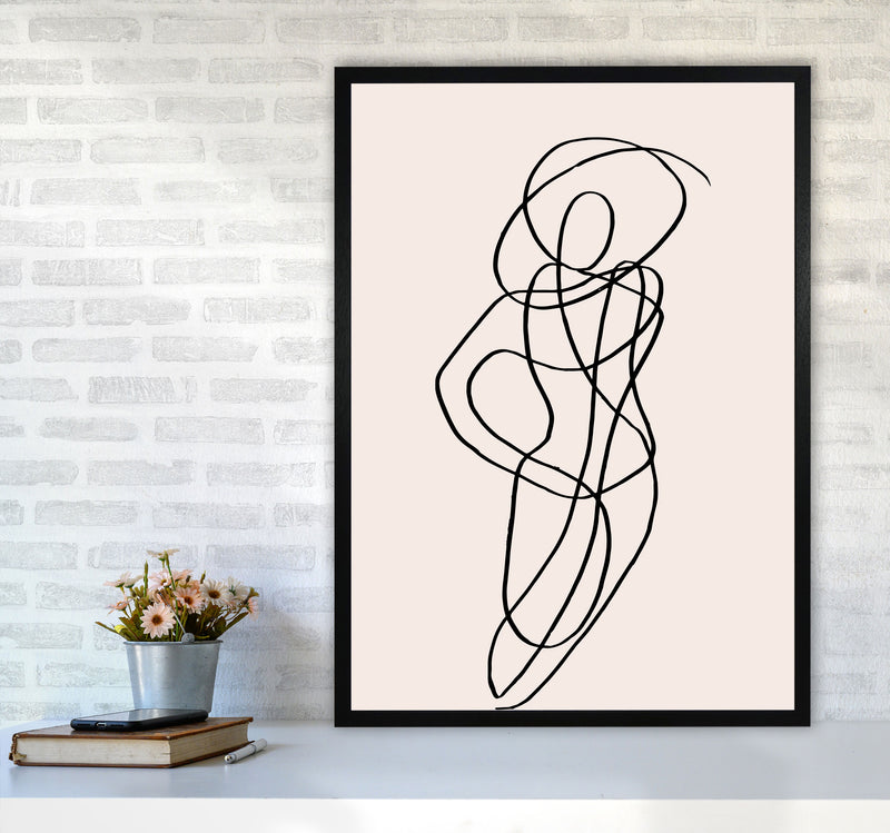 Tangled Lines Female1 By Planeta444 A1 White Frame