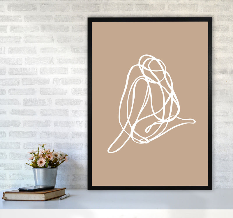 Tangled Lines Female3 By Planeta444 A1 White Frame