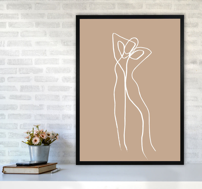 Tangled Lines Female2 By Planeta444 A1 White Frame
