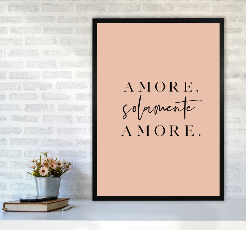 Amore Solamente Amore By Planeta444 A1 White Frame