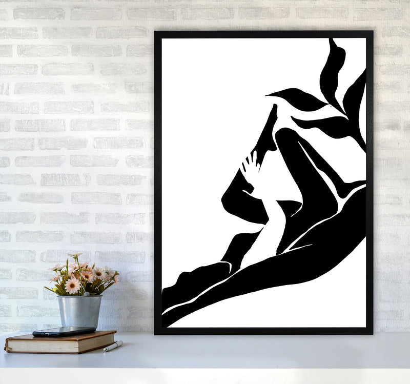 Matisse Lying Plant By Planeta444 A1 White Frame