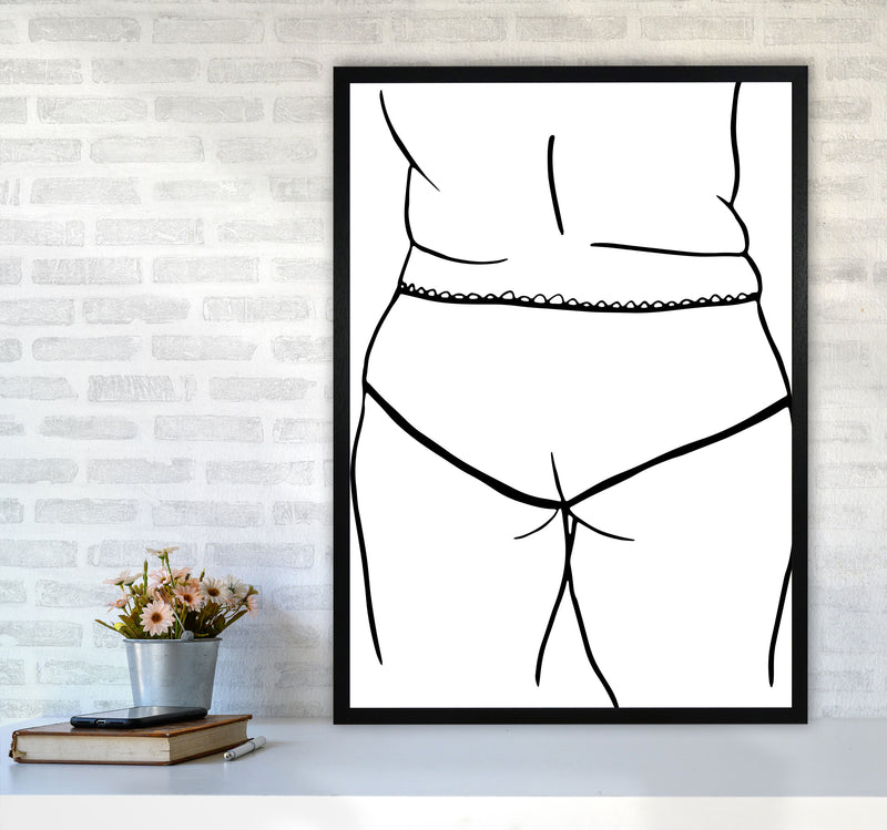 Curvy Female Back2 By Planeta444 A1 White Frame