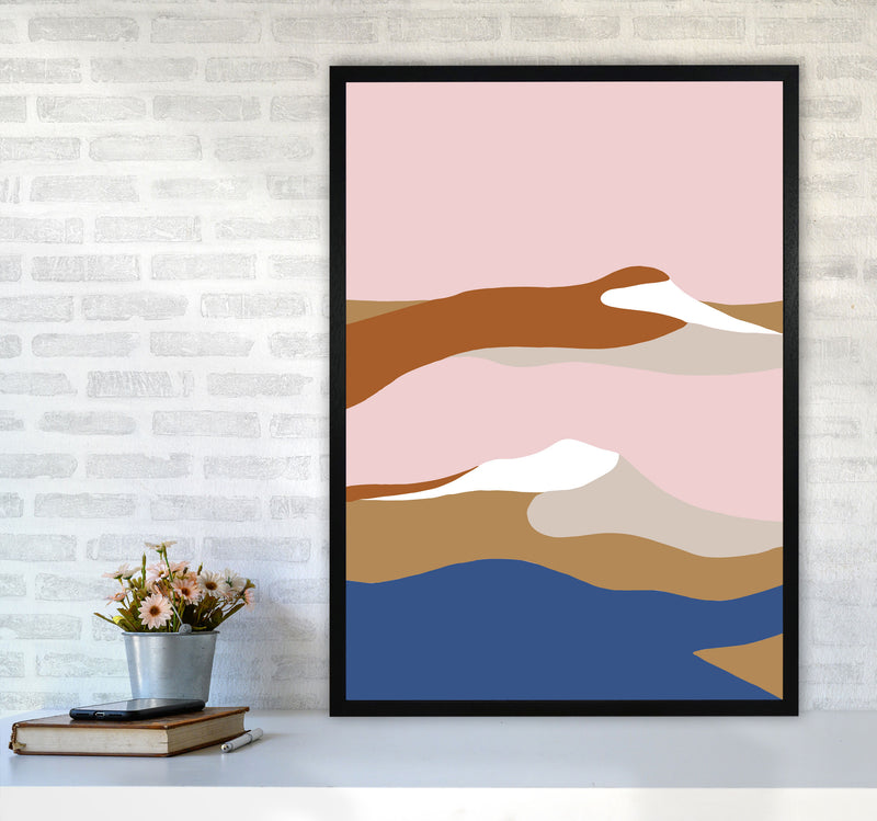 Abstract Dunes3 By Planeta444 A1 White Frame