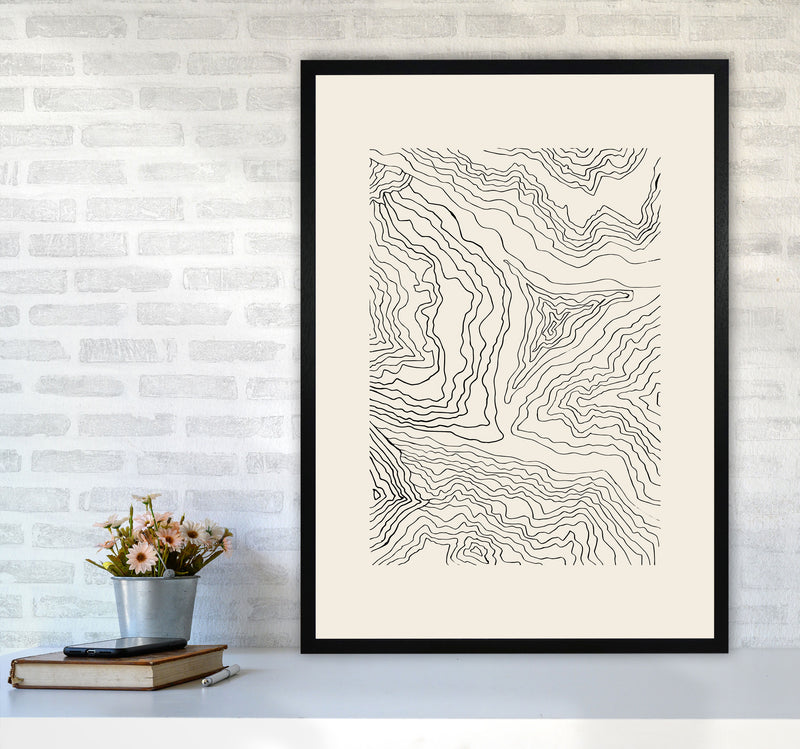 Organic Marble By Planeta444 A1 White Frame
