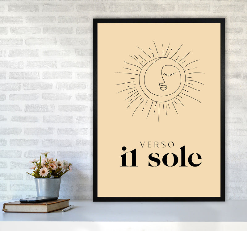 Verso Il Sole By Planeta444 A1 White Frame