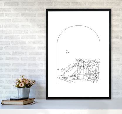 Cinque Terre By Planeta444 A1 White Frame