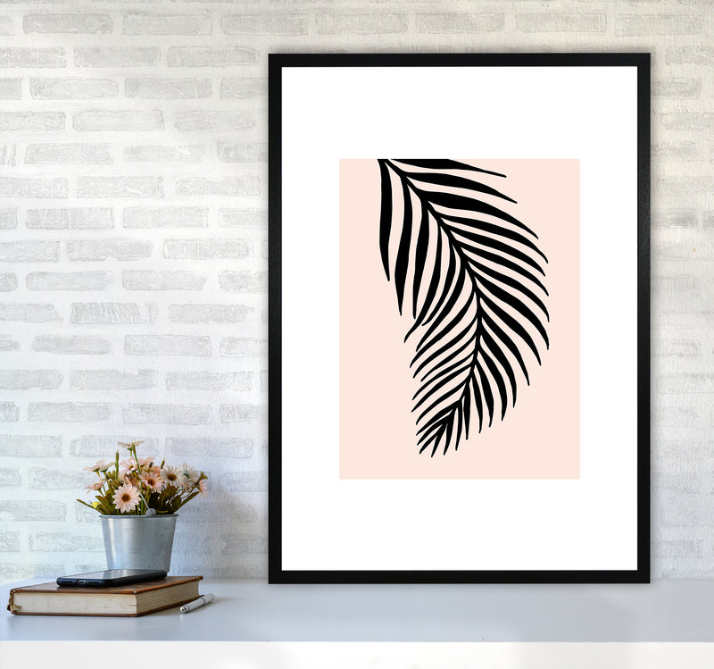 Palm Rose Rectangle 1 By Planeta444 A1 White Frame
