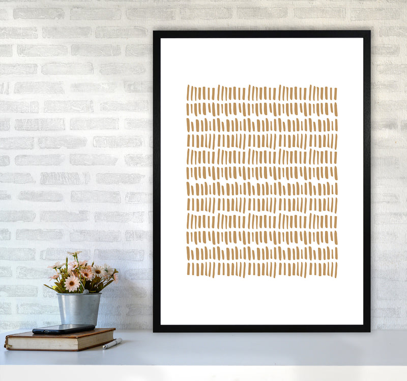 Ethno Sticks Sand By Planeta444 A1 White Frame