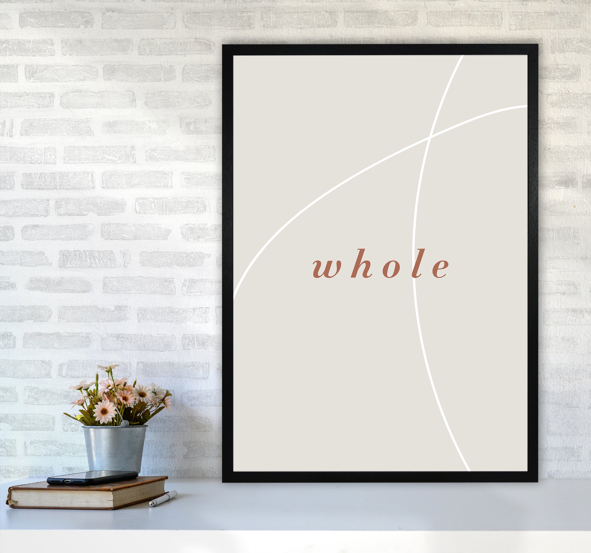 Whole Cavern Clay By Planeta444 A1 White Frame