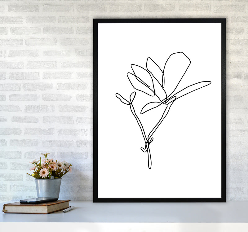 Japanese Magnolia By Planeta444 A1 White Frame