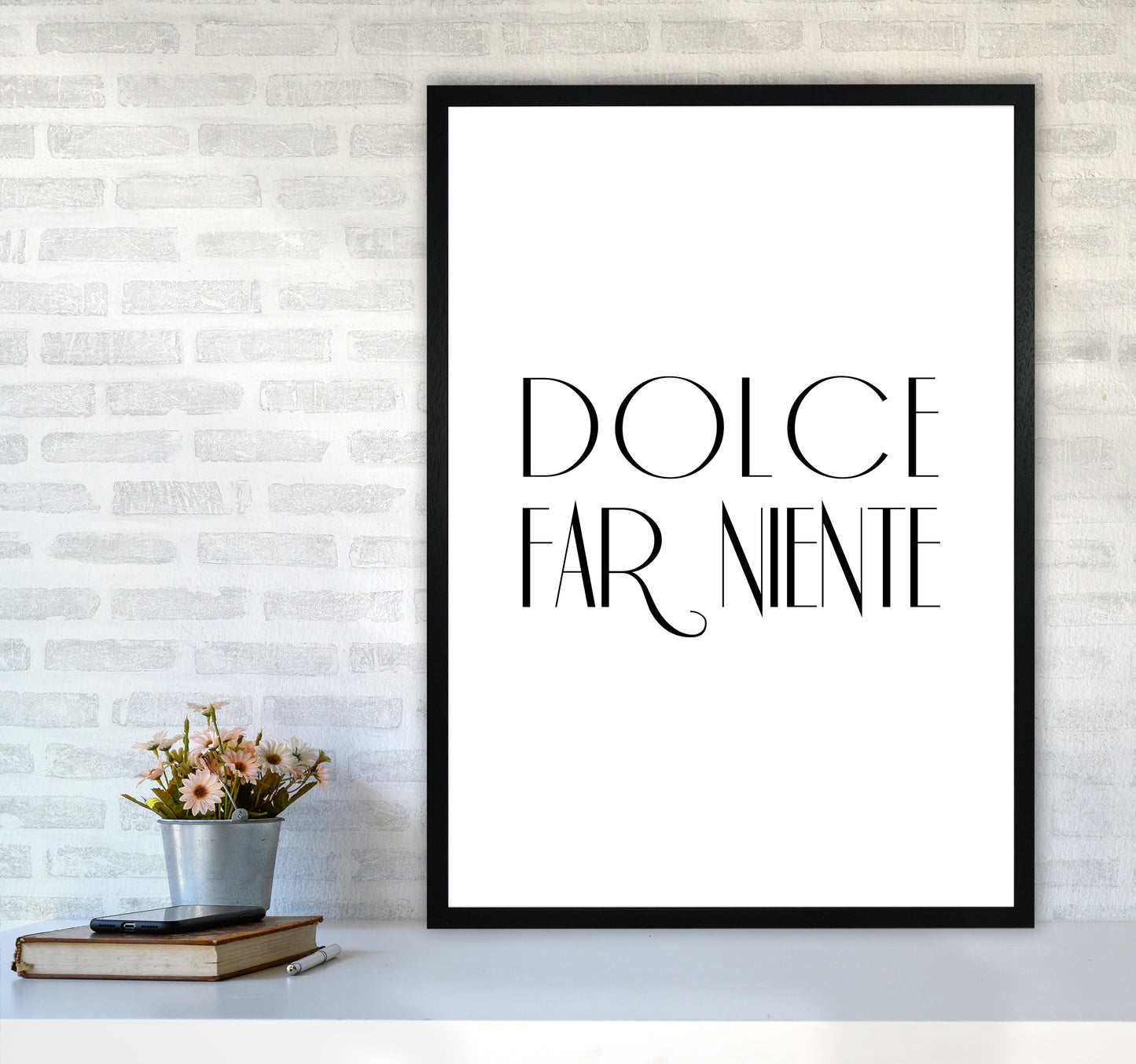Dolce Far Niente2 By Planeta444 A1 White Frame